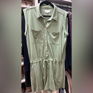 Lou & Grey Green Romper
